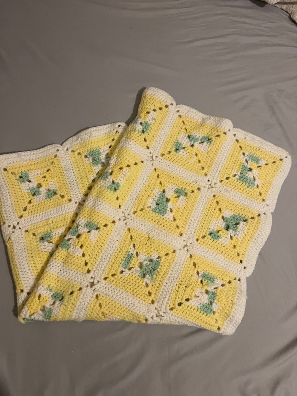 Vintage crochet blanket